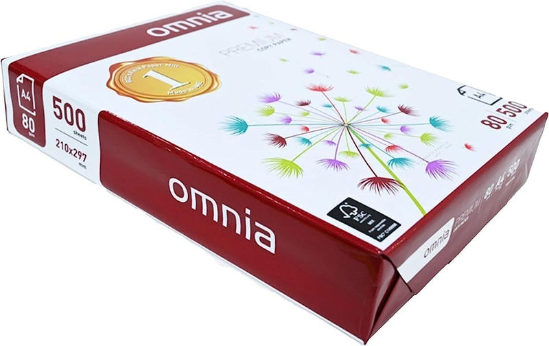 Omnia Copy Paper - 80 gm - 500 Sheets 1 Pack - Image 2