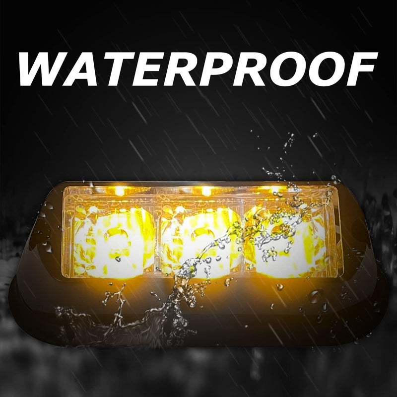 EASE2U E LED Strobe Lights for Emergency Vehicles - 12-24V IP66 Waterproof (Amber) - Image 5