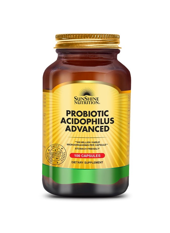 SUNSHINE NUTRITION Sunshine Nutrition Probiotic Acidophilus Advanced 100 Caps 