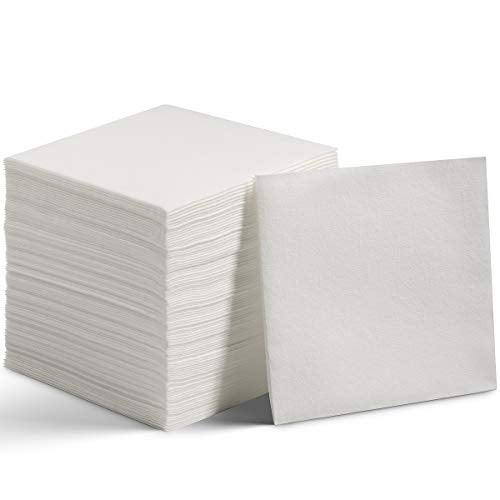 LINTEXT 200 Linen-Feel Lunch Napkins - Disposable Cloth-Like Non-Woven Napkins - Soft and Absorbent Cloth-Like Napkins For Kitchen, Parties, Weddings, Dinners or Events (Pack of 200) - Image 1
