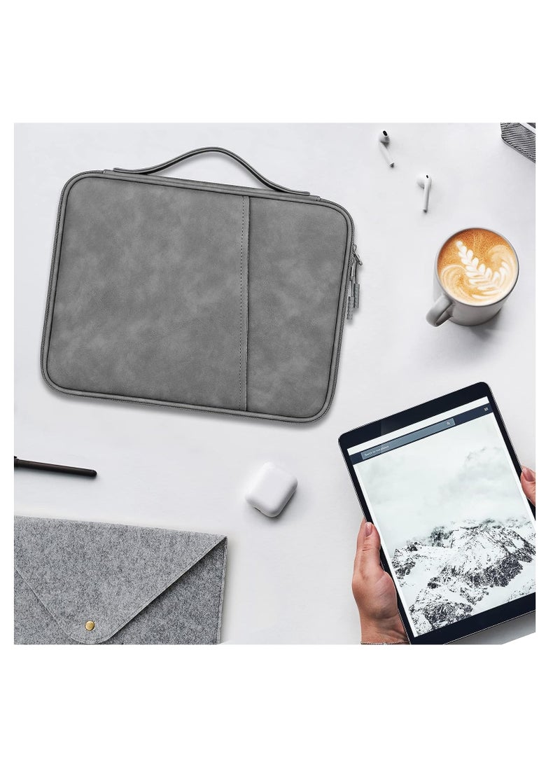 Tablet Sleeve Case for 9-11 inch New iPad / 11 inch iPad Pro / 10.2 inch iPad / 10.9" iPad Air / 10.5 inch iPad Pro Air, Galaxy Tab A8 10.5" Protective Bag, Fit Apple Smart Keyboard, Dark Gray - Image 4
