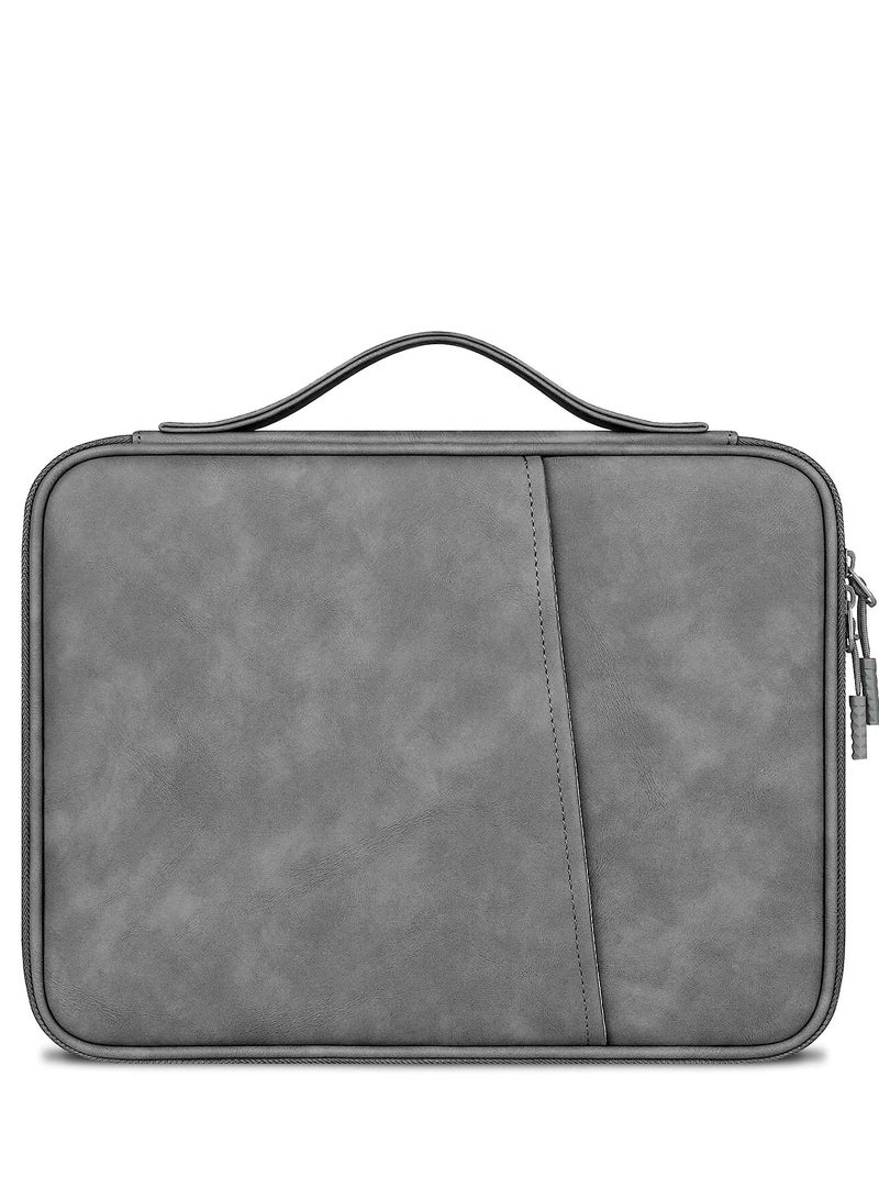 Tablet Sleeve Case for 9-11 inch New iPad / 11 inch iPad Pro / 10.2 inch iPad / 10.9" iPad Air / 10.5 inch iPad Pro Air, Galaxy Tab A8 10.5" Protective Bag, Fit Apple Smart Keyboard, Dark Gray - Image 2