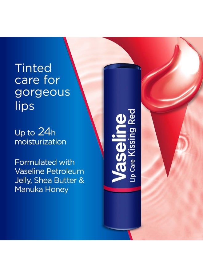 Vaseline Lip Care Color and Care Tinted Lip Balm Kissing Red 3 g 68927034 - Image 2