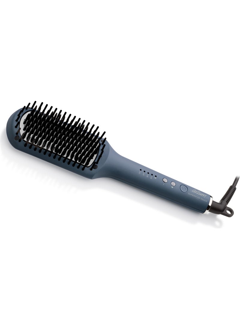 Arzum AR5068 -فرشاة تمليس الشعر سوبرستار تاتش داكنة زرقاء  - Image 2