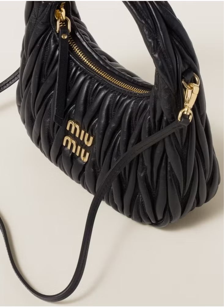 Miu Miu Miu Miu Wander quilted nappa leather hobo Crossbody Shoulder Bag  - Image 5