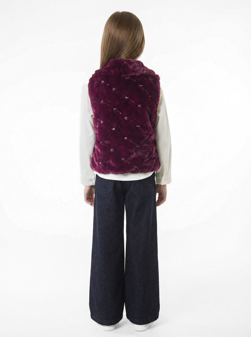 Hamada Tex Girls' 4-piece clothing set (blouse and pants), for ages 7 to 14 years, sizes 3927 to 4927 - Image 3