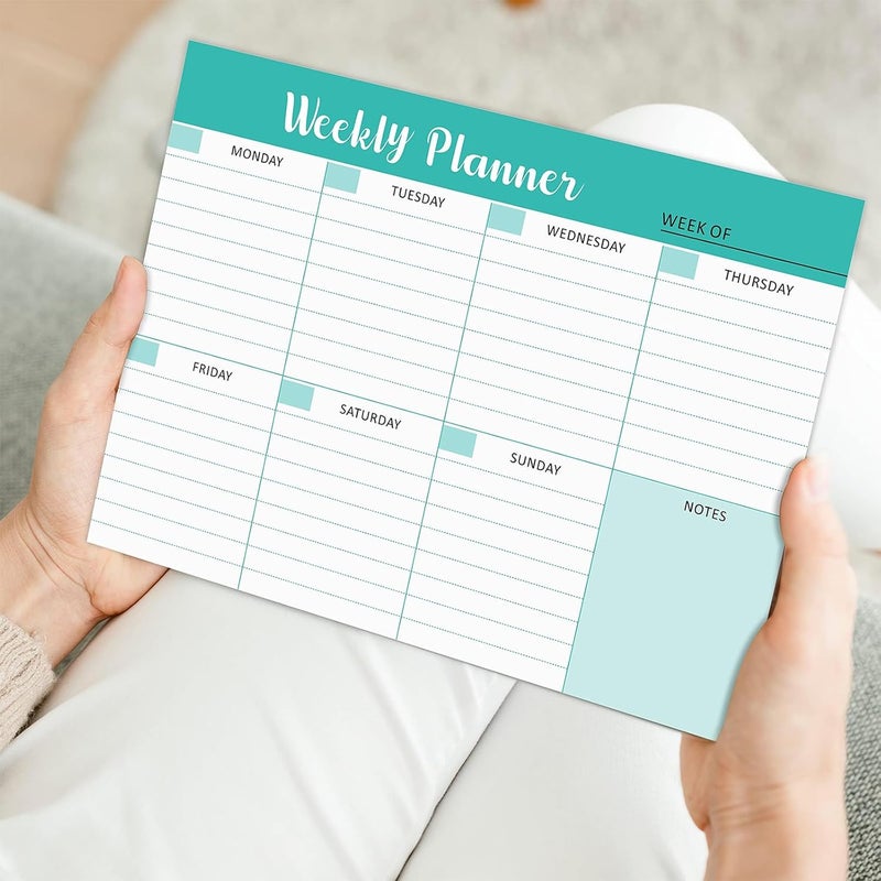 X spring Weekly Planner Notepad, 7" - Image 1