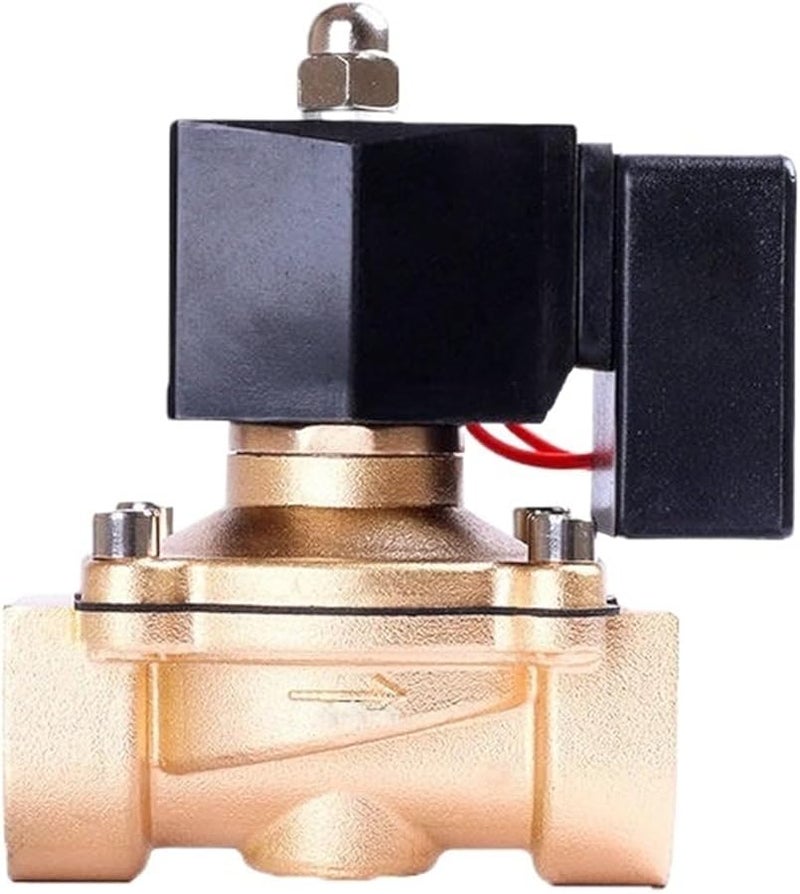 1 Inch Energy Saving Normally Closed Solenoid Valve Brass Water Valve 24VDC - Image 1