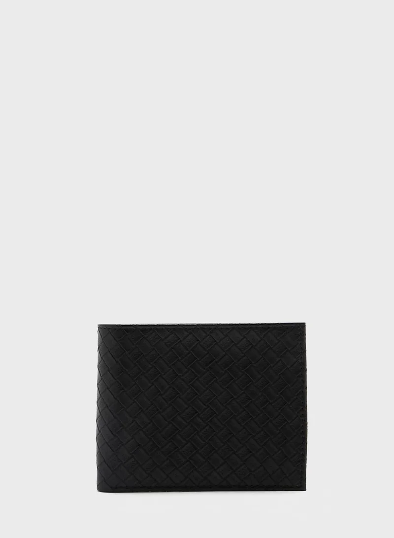 Robert Wood Leatherette Wallet, Card Holder Ad Cuff Links Gift Set