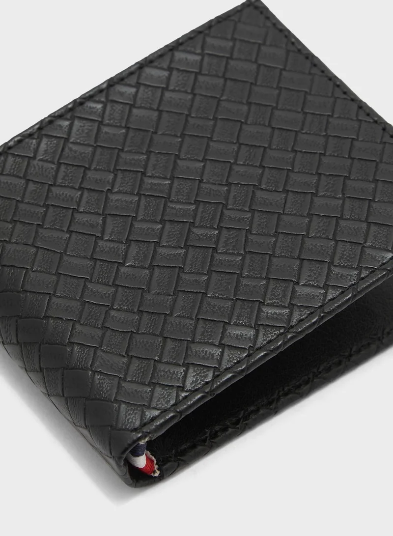 Robert Wood Leatherette Wallet, Card Holder Ad Cuff Links Gift Set