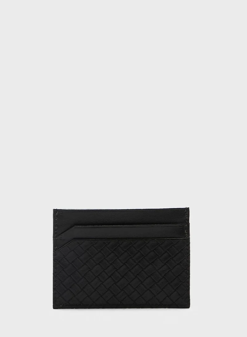 Robert Wood Leatherette Wallet, Card Holder Ad Cuff Links Gift Set