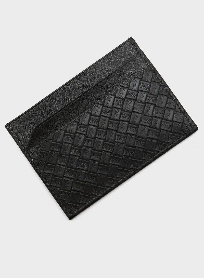 Robert Wood Leatherette Wallet, Card Holder Ad Cuff Links Gift Set