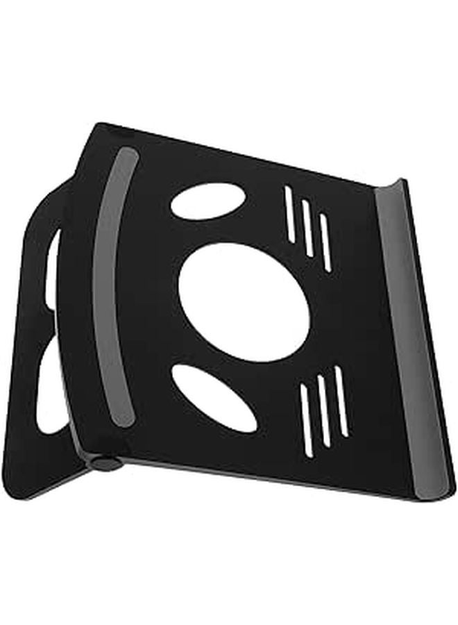 Foldable Portable Laptop Stand Holder with Cooling Vent for Tablet Office Home Use Gray - Image 1