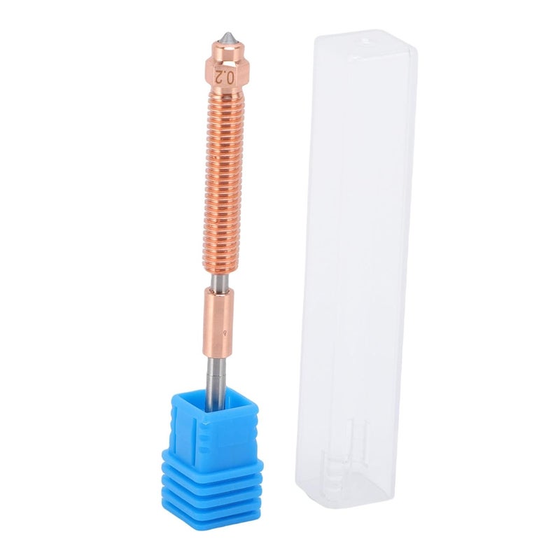 0 2 مم فوهة طباعة عالية السرعة كسر حراري بالوعة سبائك التيتانيوم لطابعة K2 Plus Combo ثلاثية الأبعاد - Image 1