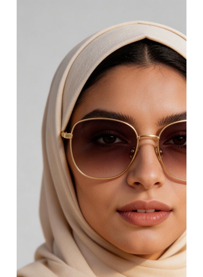 Lavida Sunglasses for Women UV400 Protection Trendy Oversized Ladies Shades Big Frame Rectangle - Image 5