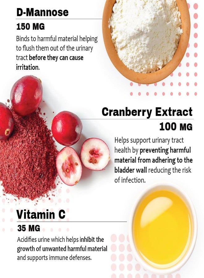 Pet Health Solutions Cranberry D-Mannose Urinary Tract Supplement for Dogs & Cats - Bladder & UTI Health Support - Cranberry Extract, D-Mannose & Vitamin C-Promotes Urinary Wellness & Kidney Function - 60 Chewable Tablets - Image 4