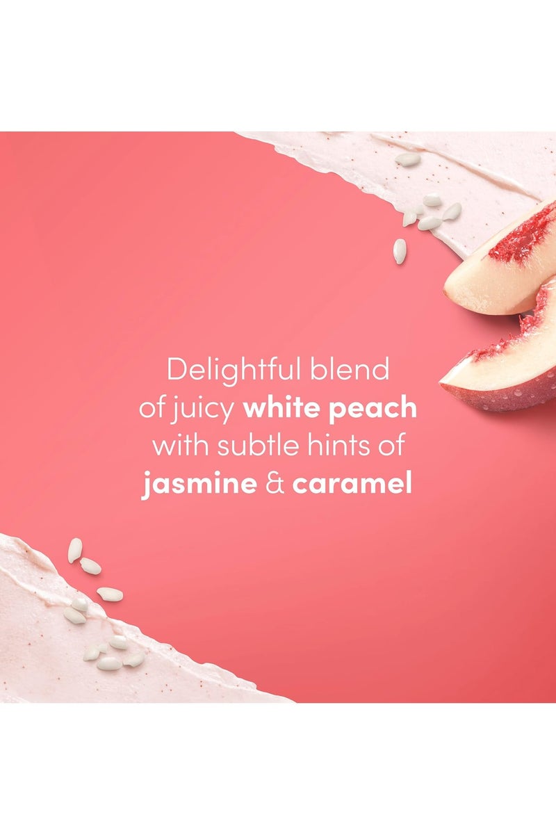 دوف مقشر الجسم دوف بالخوخ الأبيض والأرز المطحون 425 جرام - Image 4