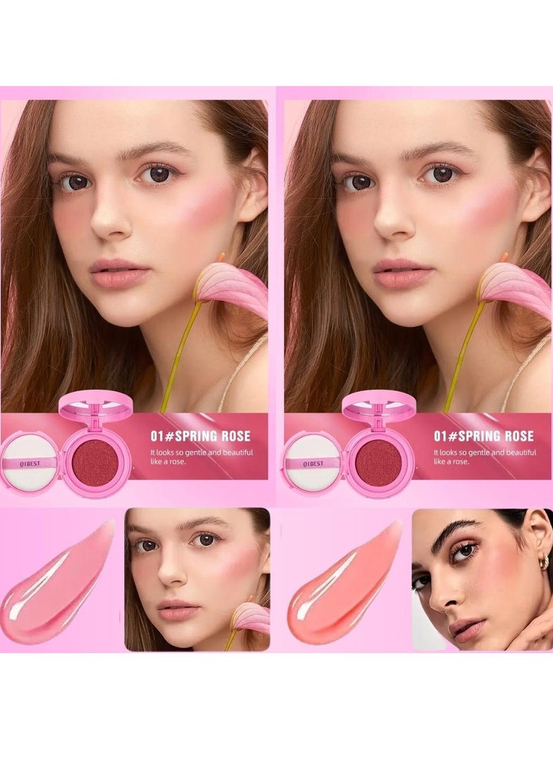 Nice Cushion Blusher Shimmer Face Highly Pigmented Blush Makeup Long Lasting and Lightweight Loose Powder Blush Air Cushion Blush Natural Blusher for Cheeks #02 Sweet Orange - pzsku/ZF63E5214853B364DE656Z/45/_/1698910936/55ec9185-4d25-4e0c-b4eb-e52641884a11