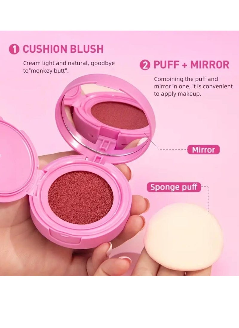 Nice Cushion Blusher Shimmer Face Highly Pigmented Blush Makeup Long Lasting and Lightweight Loose Powder Blush Air Cushion Blush Natural Blusher for Cheeks #02 Sweet Orange - pzsku/ZF63E5214853B364DE656Z/45/_/1698910939/a3aed934-daab-484f-a590-d535bedfdc3d