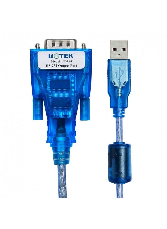 Generic - Utek Ut-8801 1.5M Length Usb To Rs-232 Converter Ver2.0(1-Port Usb To Rs-232 Serial Converter With Esd Protection) - Image 1