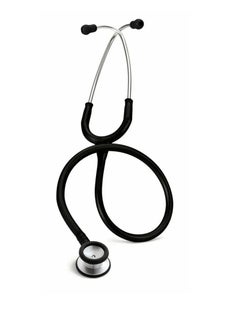 ثري أم ليتمان سماعة طبيب الأطفال 3M Littmann Classic II، لون أسود 