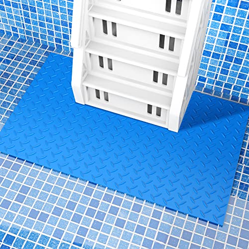 DECOHS 16" x 36" Pool Ladder Mat-Large Swimming Pool Step Mat with Non-Slip Texture-Protective Ladder Pad for Above Ground Pools Liner and Stairs (Willow) - Image 5