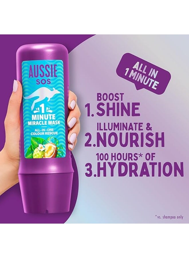 أوسي قناع إنقاذ اللون المعجزة من أوسي إس أو إس 1 مينت 250 مل - Image 3