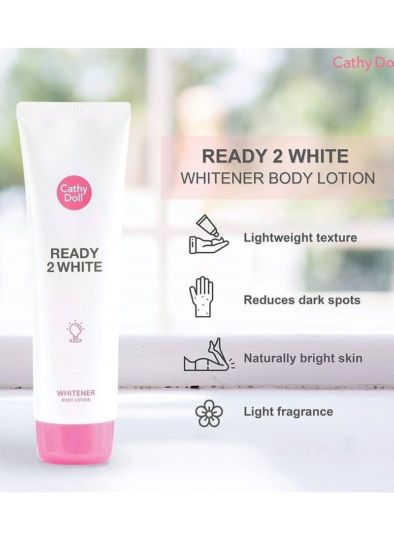 Cathy Doll Cathy Doll Ready 2 White Whitener Body Lotion | Glutathione + Arbutin + Milk Protein | Brightening & Moisturizing Formula – 150ml  - Image 5