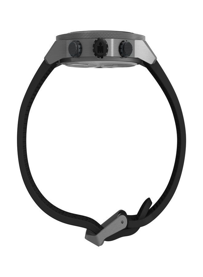 Timex Men's Ironman Adrenaline 44mm Watch - Black Strap Black Dial Gunmetal Case, Black - Image 2