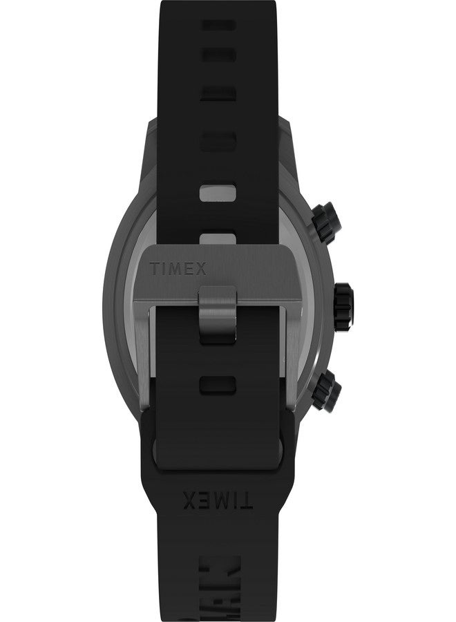 Timex Men's Ironman Adrenaline 44mm Watch - Black Strap Black Dial Gunmetal Case, Black - Image 3