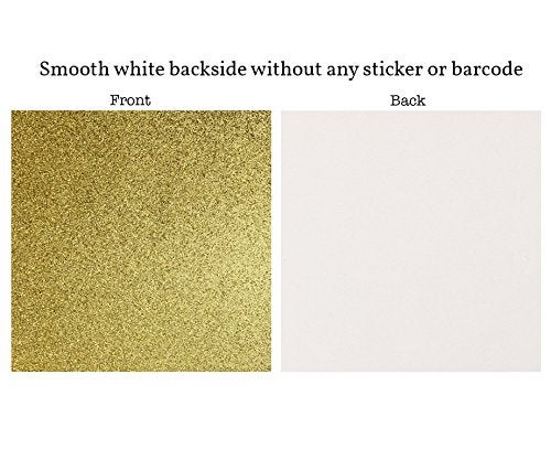 Crafasso 12" x 12" 300gms Heavy & Premium Glitter cardstock, 16 Sheets, 16 Colors - Image 2
