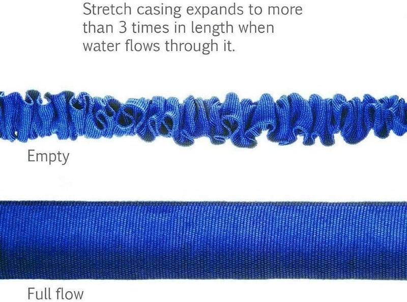 MAGIC HOSE ALSafi-EST Stretch Flexible Water Hose up to 22.5 Meters Long, with faucet - Blue, 22.5 - Image 5