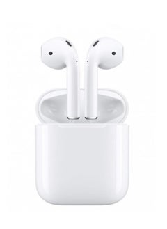 TWS Wireless Earphones with Hanging Rope and Wireless Charging Bluetooth 5.3 White