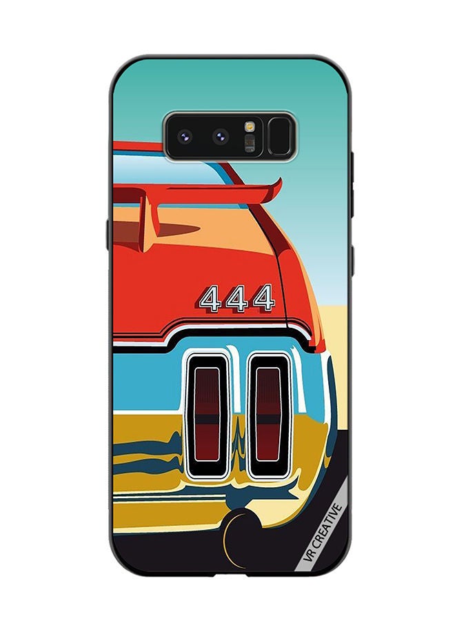 VR CREATIVE Protective Case Cover For Samsung Galaxy Note 8 Car Design Multicolour - Image 1