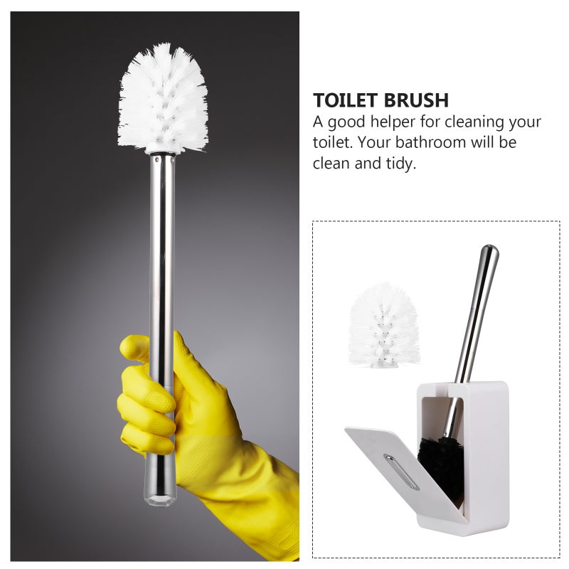 🚽 حامل وفرشاة لتنظيف المرحاض مع تركيب سهل ودائم الاستخدام - Image 3