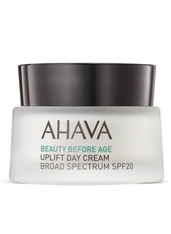 AHAVA AHAVA Uplift Day Cream, Broad Spectrum SPF20 - Rich Hydrating Cream to Lift, Firm & Tighten Skin, Reduces Deep Wrinkles, Protects from UVA/B damage, with Exclusive Osmoter & Tripeptide 38, 1.7 Fl.Oz  - Image 1