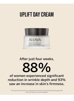 AHAVA AHAVA Uplift Day Cream, Broad Spectrum SPF20 - Rich Hydrating Cream to Lift, Firm & Tighten Skin, Reduces Deep Wrinkles, Protects from UVA/B damage, with Exclusive Osmoter & Tripeptide 38, 1.7 Fl.Oz  - Image 3