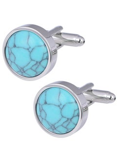 Dome Natural Turquoise Stone Cufflinks Jewelry For Men Stainless Steel Classic Tuxedo Shirt Unique Business Wedding - pzsku/ZF63EECBE3B730D891274Z/45/_/1735816786/fac01e6d-7ff1-4dbf-9864-f7bbeb8f2202