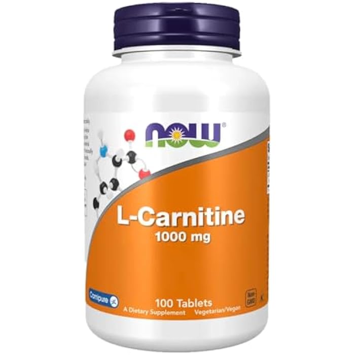 NOW Foods: L-Carnitine Fitness Support 1000mg, 100 tabs - Image 2