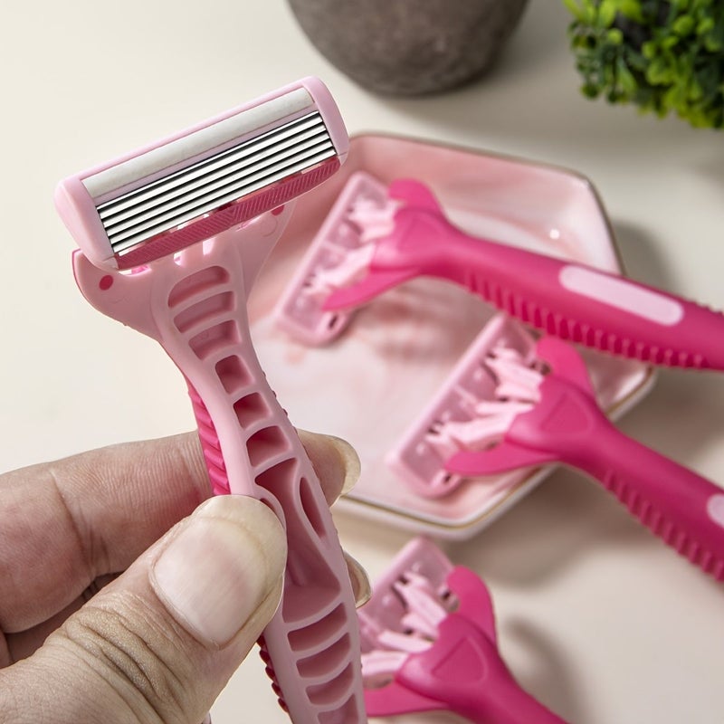 20Pcs Bikini Razor with 6 Layer Stainless Steel Blades - Image 5