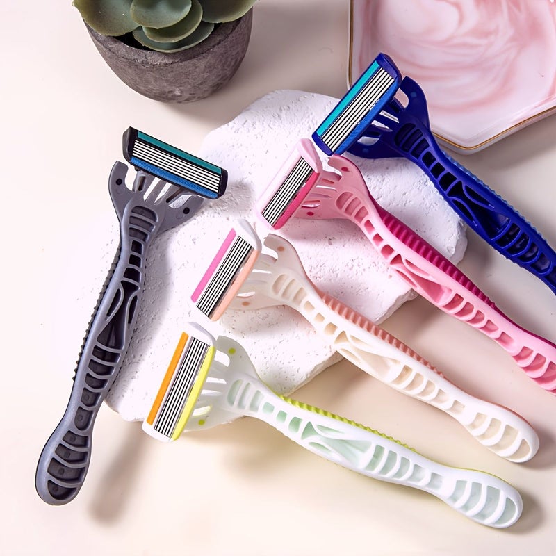 20Pcs Bikini Razor with 6 Layer Stainless Steel Blades - Image 3