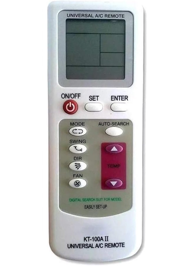 New Universal AC air conditioner Remote control General Use, Air Conditioner, Universal Remote Control Replaced Remote Control Compatible with Daikin, Hitachi, Carrier, LG, Sharp, Haier, - Image 1