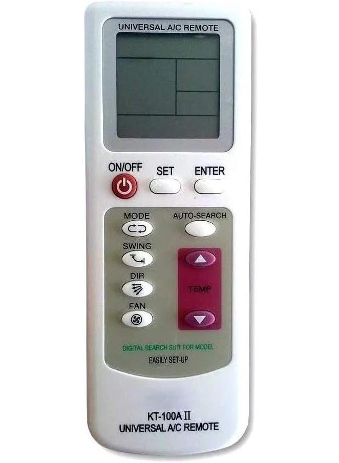 New Universal AC air conditioner Remote control General Use, Air Conditioner, Universal Remote Control Replaced Remote Control Compatible with Daikin, Hitachi, Carrier, LG, Sharp, Haier, - Image 2