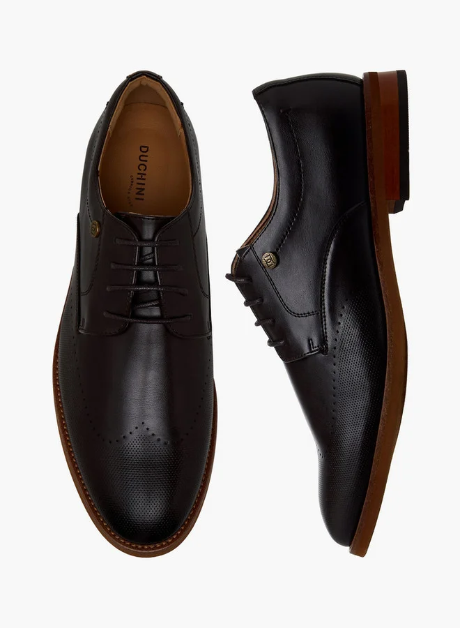 DUCHINI Men Lace-Up Derby Shoes