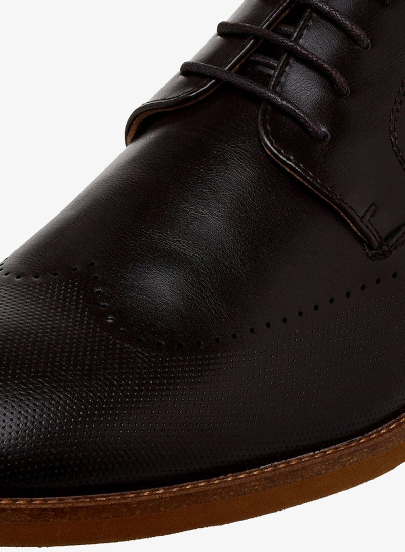 DUCHINI Men Lace-Up Derby Shoes - Image 4