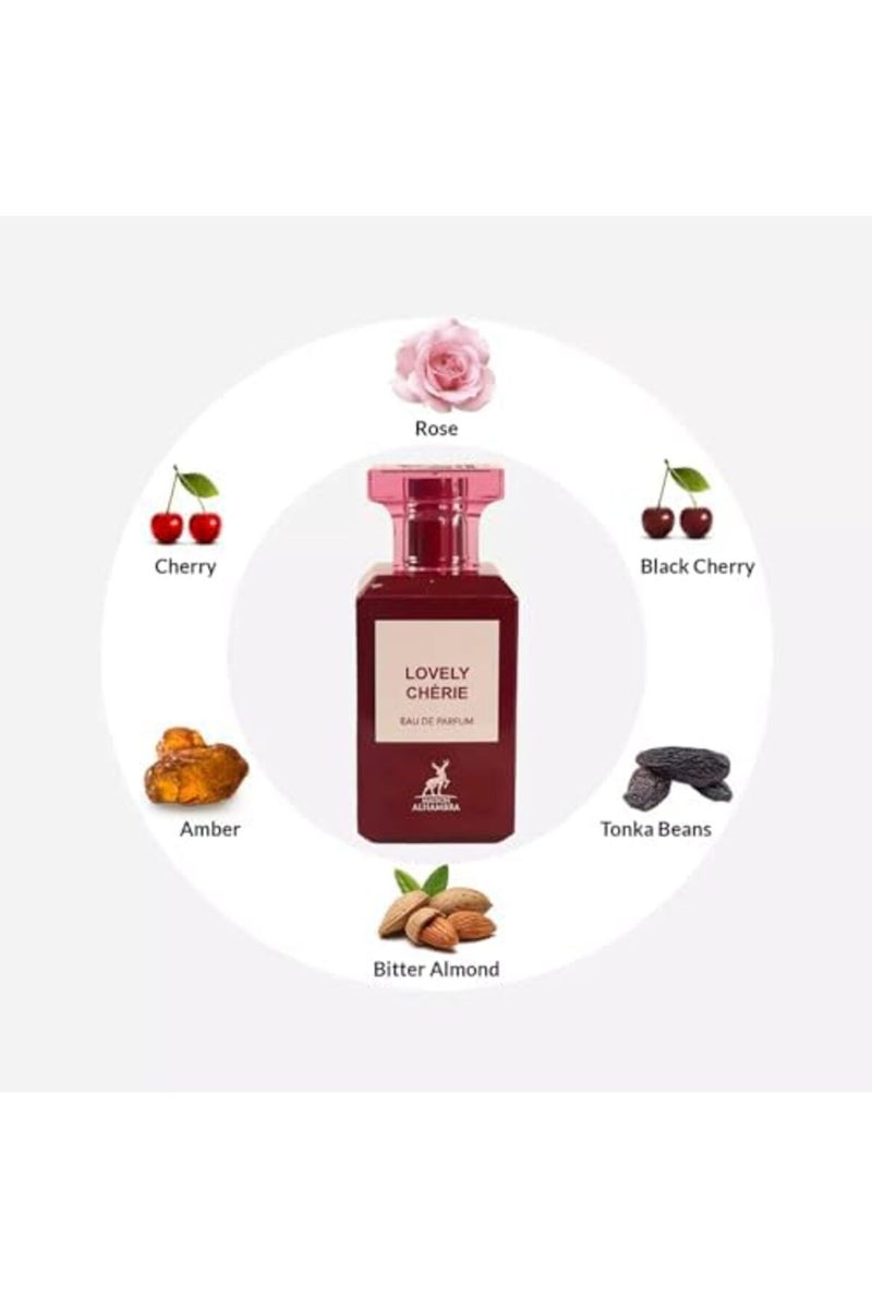 Lattafa Alhambra Lovely Cherry Eau de Parfum, 80 ml, Long-lasting luxury fragrance, luxury import - Image 4