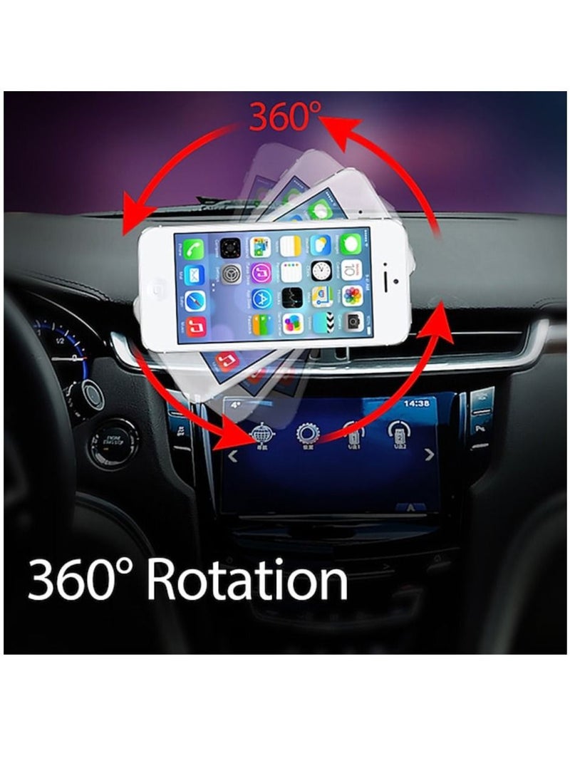 DIGI CORE 360 Car Phone Mount with Magnetic Suction Black - Image 2