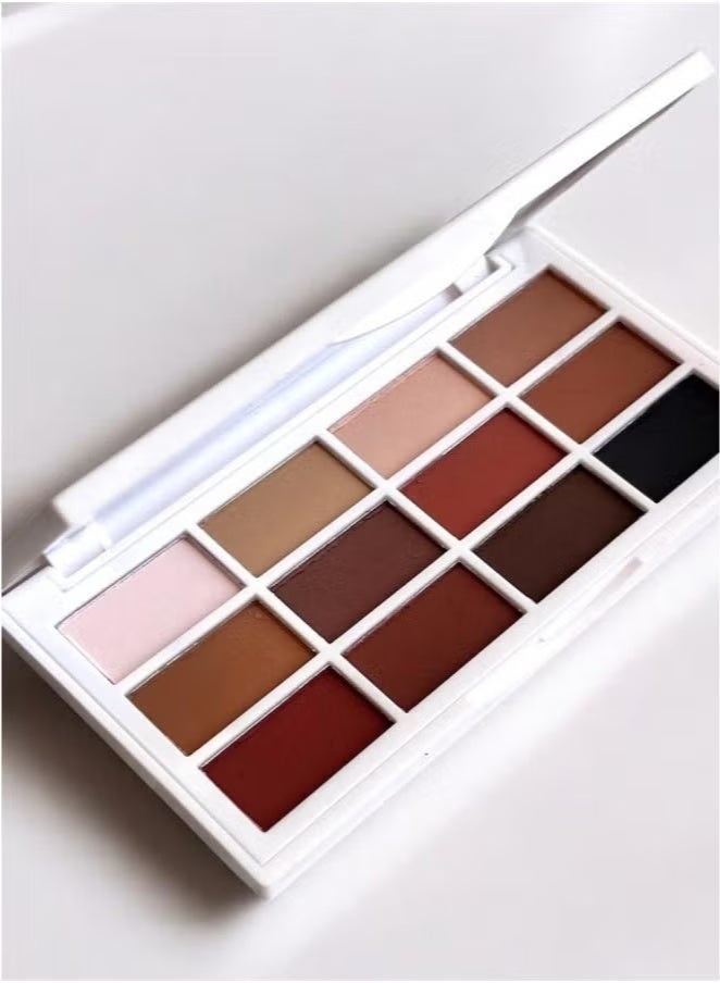 REAL BEAUTY Professional Eyeshadow Palette 12 Colors Multicolor - Image 2