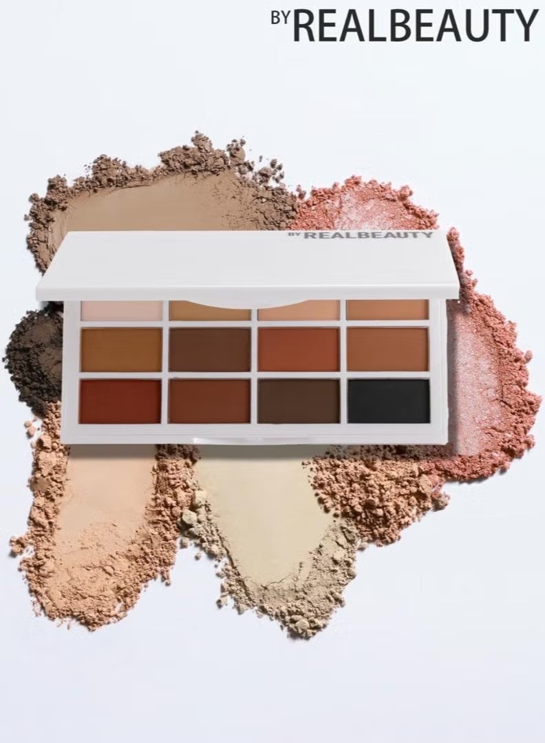 REAL BEAUTY Professional Eyeshadow Palette 12 Colors Multicolor - Image 1