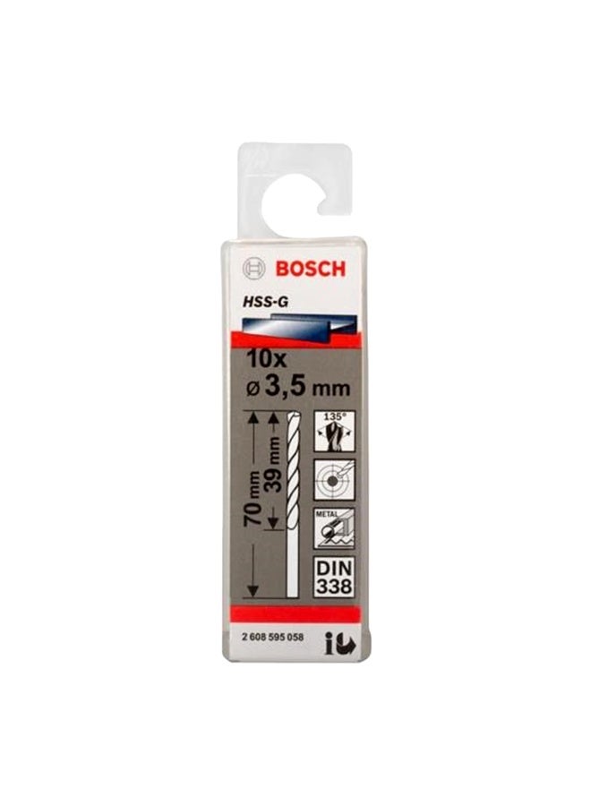 Bosch (2608595051) 2 X 49MM HSS-G Metal Twist Drill Bit - Image 2